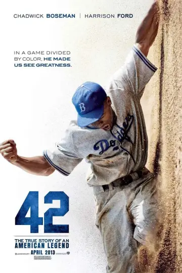 Plakat do filmu "42. Prawdziwa historia amerykańskiej legendy" #234967