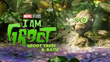 Zasłona do filmu "Groot w kąpieli" #86383