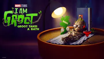 Zasłona do filmu "Groot w kąpieli" #86384