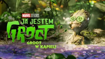 Zasłona do filmu "Groot w kąpieli" #991245