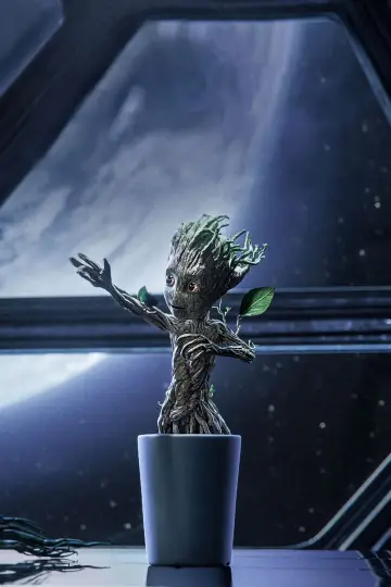 Plakat do filmu "Pierwsze kroki Groot
