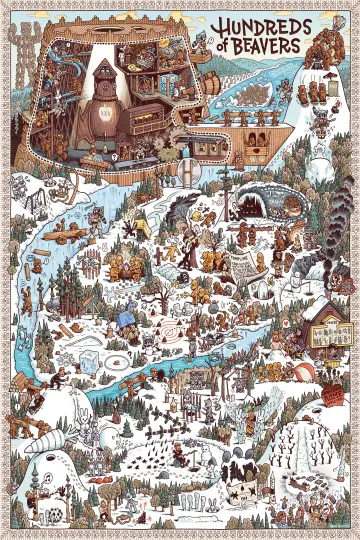 Plakat do filmu "Setki bobrów" #756285