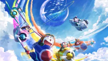 Zasłona do filmu "映画ドラえもん のび太と空の理想郷" #376707