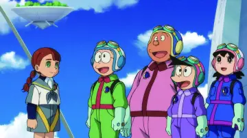 Zasłona do filmu "映画ドラえもん のび太と空の理想郷" #376708