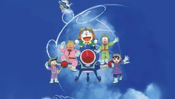 Zasłona do filmu "映画ドラえもん のび太と空の理想郷" #937125