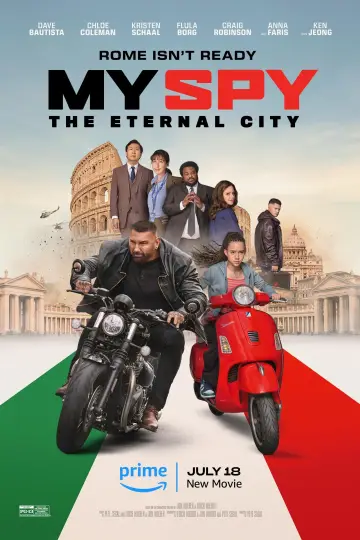 Plakat do filmu "Mój przyjaciel szpieg - Wieczne miasto" #602415