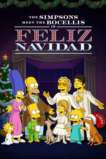 Plakat do filmu "Feliz Navidad: Simpsonowie poznają Bocellich" #82491