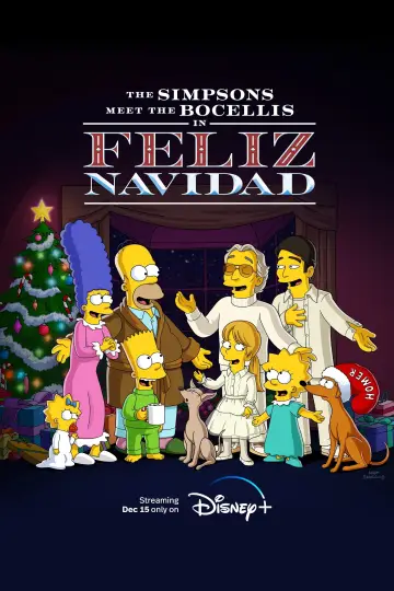Plakat do filmu "Feliz Navidad: Simpsonowie poznają Bocellich" #82495