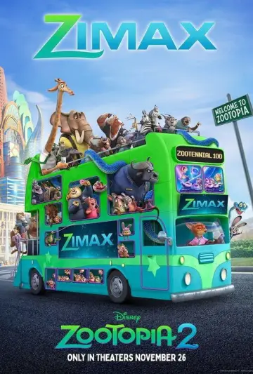Plakat do filmu "Zwierzogród 2" #764367
