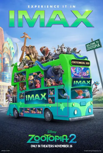 Plakat do filmu "Zwierzogród 2" #764394
