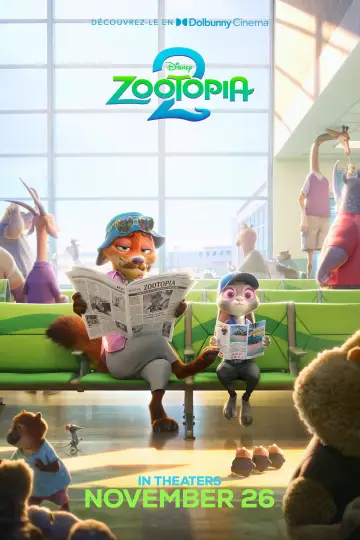 Plakat do filmu "Zwierzogród 2" #764417