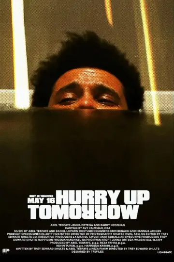 Plakat do filmu "Hurry Up Tomorrow" #593964