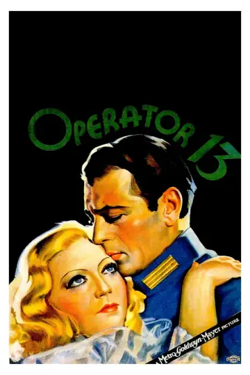Plakat do filmu "Operator 13" #887988