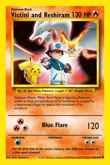 Plakat do filmu "Pokémon: Czerń – Victini i Reshiram" #127391