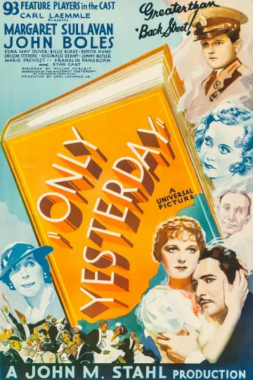 Plakat do filmu "Only Yesterday" #1136232