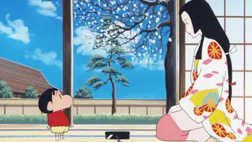 Zasłona do filmu "クレヨンしんちゃん 嵐を呼ぶ アッパレ！戦国大合戦" #485720
