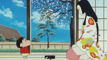 Zasłona do filmu "クレヨンしんちゃん 嵐を呼ぶ アッパレ！戦国大合戦" #485723