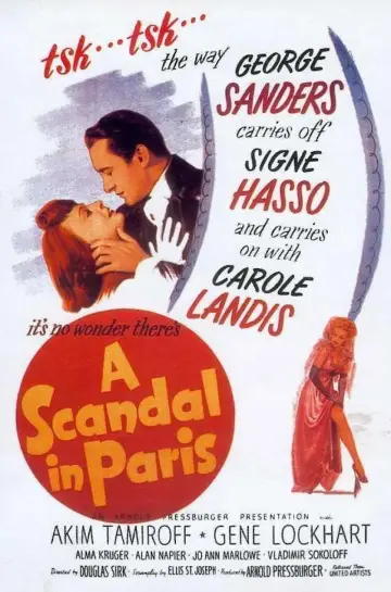 Plakat do filmu "A Scandal in Paris" #1035464