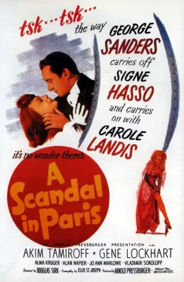 Plakat do filmu "A Scandal in Paris" #1035465