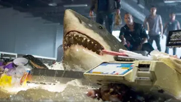 Zasłona do filmu "W szczękach rekina" #694825