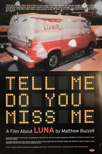 Tell Me Do You Miss Me: A Film About Luna