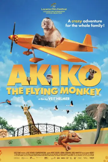 Plakat do filmu "Akiko, latająca małpka" #685121