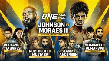 Zasłona do filmu "ONE Fight Night 10: Johnson vs. Moraes 3" #1148891