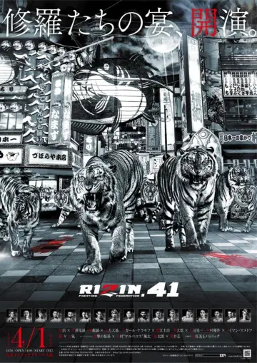 RIZIN.41 plakat