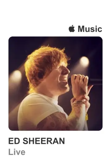 Plakat do filmu "Apple Music Live: Ed Sheeran" #411790
