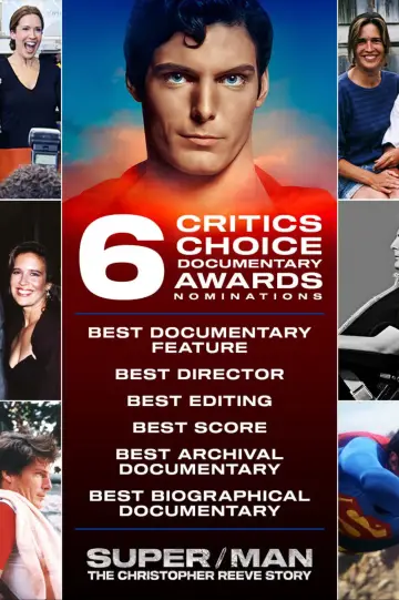 Plakat do filmu "Super/Man: Historia Christophera Reeve