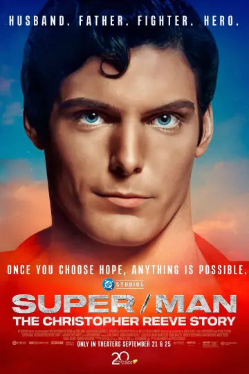 Plakat do filmu "Super/Man: Historia Christophera Reeve
