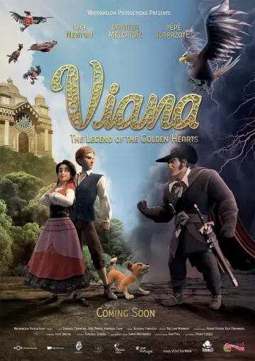 Plakat do filmu "Viana – A Lenda dos Corações de Ouro" #1916067
