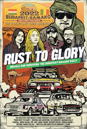 Plakat do filmu "Rozsdától a dicsőségig - Átélni és túlélni a Budapest-Bamako ralit" #352750