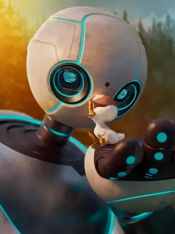 Plakat do filmu "Dziki robot" #829321