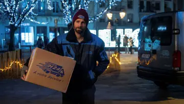 Zasłona do filmu "Le Livreur de Noël" #1175688