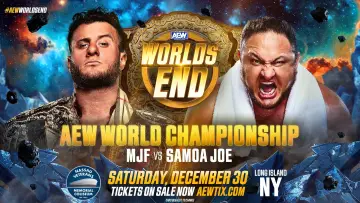 Zasłona do filmu "AEW Worlds End 2023" #196631