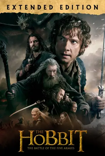 Plakat do filmu "Hobbit: Bitwa Pięciu Armii" #225009
