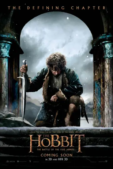 Plakat do filmu "Hobbit: Bitwa Pięciu Armii" #550893