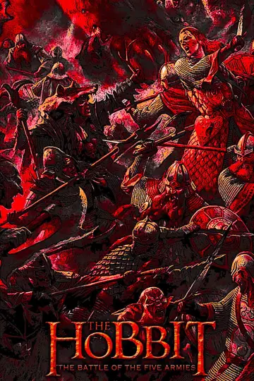 Plakat do filmu "Hobbit: Bitwa Pięciu Armii" #550903