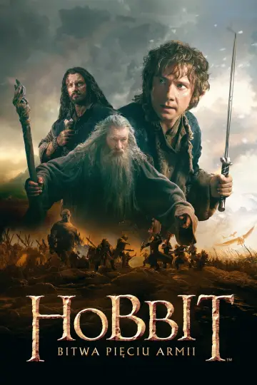 Plakat do filmu "Hobbit: Bitwa Pięciu Armii" #550909