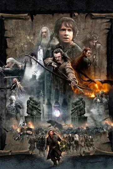 Plakat do filmu "Hobbit: Bitwa Pięciu Armii" #550935