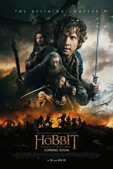Plakat do filmu "Hobbit: Bitwa Pięciu Armii" #550973