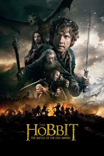 Plakat do filmu "Hobbit: Bitwa Pięciu Armii" #550996