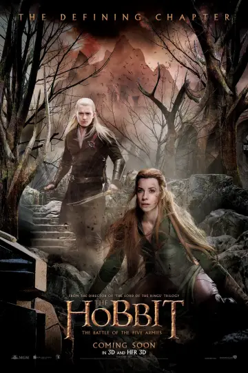 Plakat do filmu "Hobbit: Bitwa Pięciu Armii" #6871