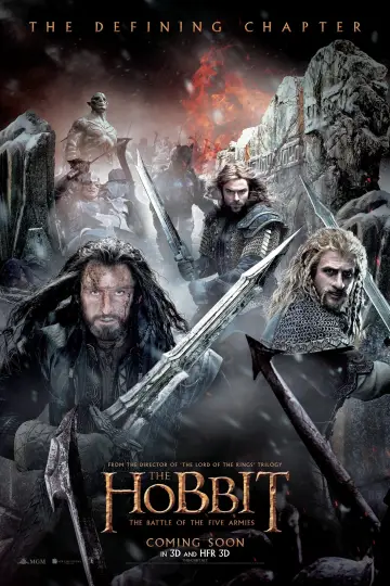 Plakat do filmu "Hobbit: Bitwa Pięciu Armii" #6873