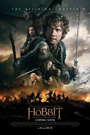 Plakat do filmu "Hobbit: Bitwa Pięciu Armii" #6874