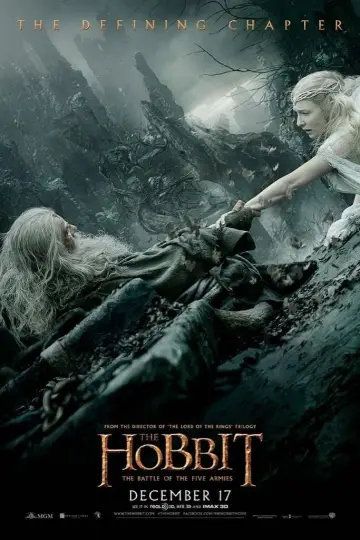 Plakat do filmu "Hobbit: Bitwa Pięciu Armii" #6882