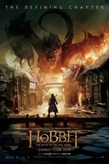 Plakat do filmu "Hobbit: Bitwa Pięciu Armii" #6888