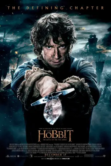Plakat do filmu "Hobbit: Bitwa Pięciu Armii" #6891