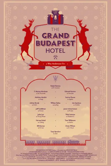 Plakat do filmu "Grand Budapest Hotel" #179224
